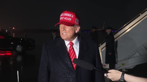 President Trump Gaggles with Press at Joint Base Andrews, May 30, 2025