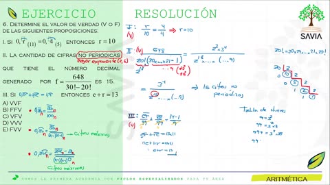 SAVIA REPASO 2025 - 2 | Semana 08 | Aritmética