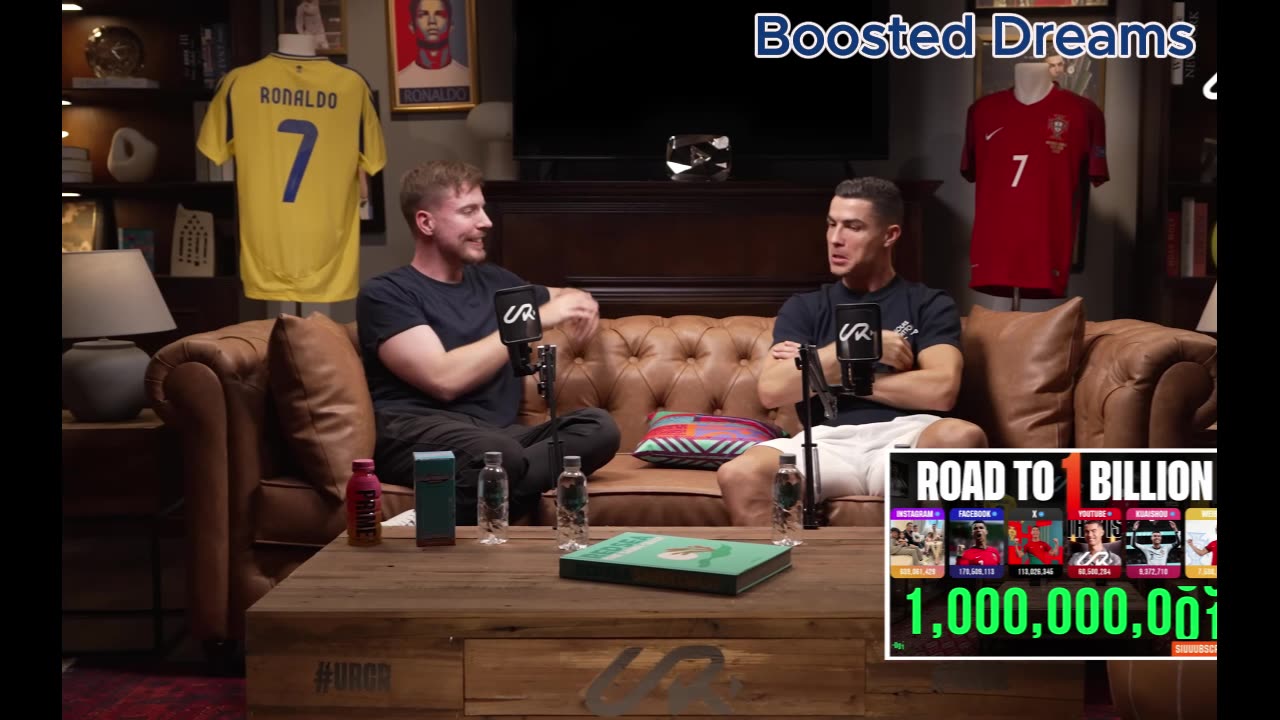 🔥 Breaking the Internet: MrBeast Meets Cristiano Ronaldo!