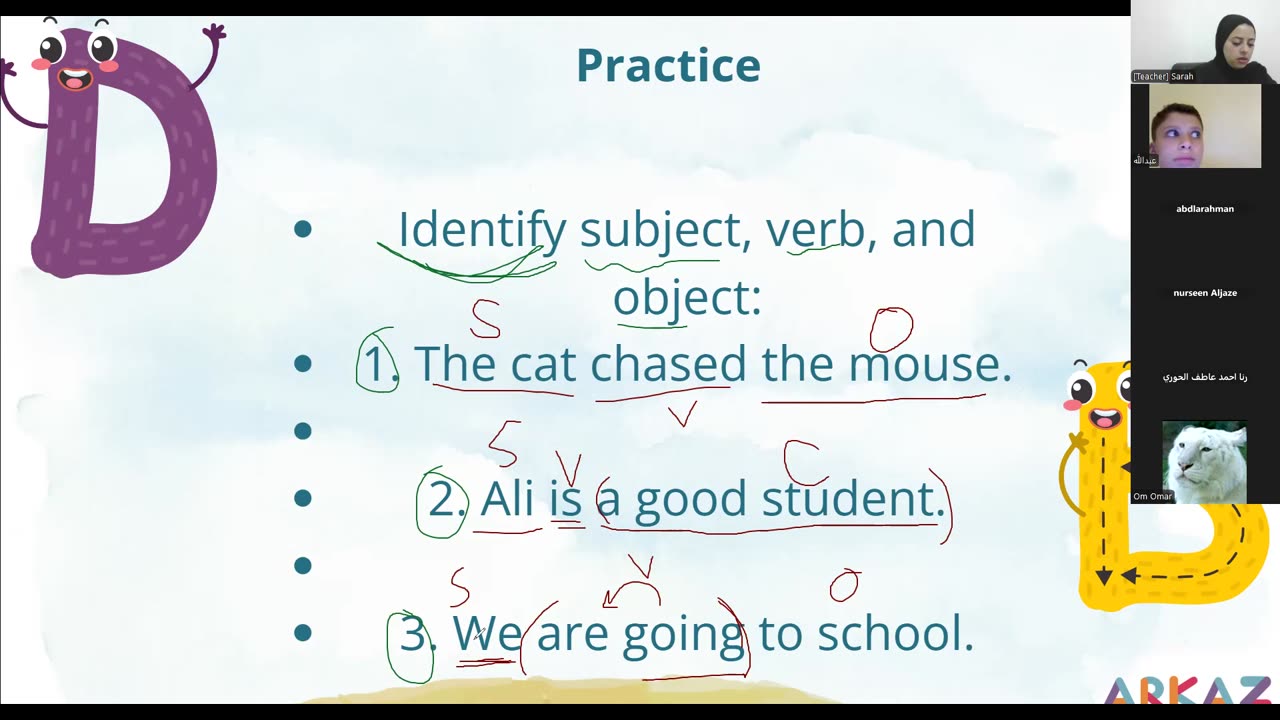 basic sentence structure