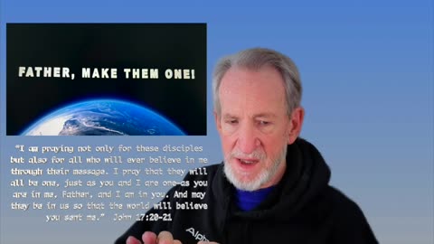 “So that the world will believe you sent me!”