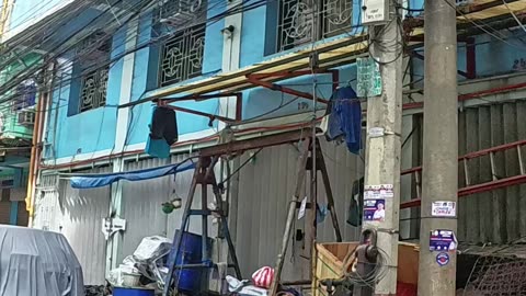 Laid-back Vibe of Lara Street in Manila City in the Philippines