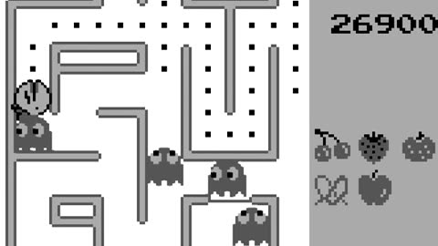 Game Boy Longplay - Ms Pac-Man - US - 4xRES