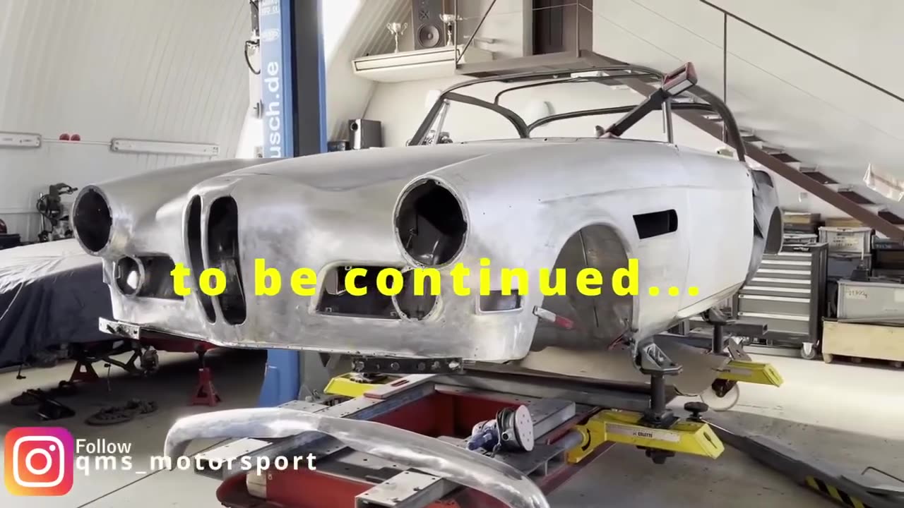 The BMW 503 Coupe V8 underwent a comprehensive top-to-bottom restoration process