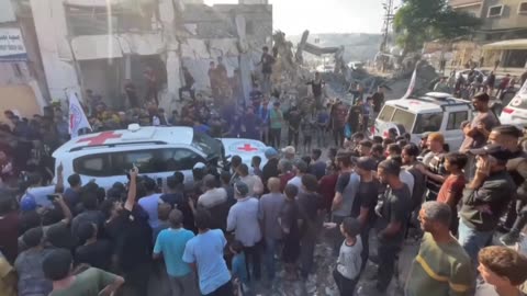 Release of prisoners and their handover to the Red Cross. | This is a distraction. It’s giving people false hope. THE ISRAELI DEFENSE MINISTER EXPLICITLY SAYS THAT THE GENOCIDE WILL RESUME AFTER THE HOSTAGES ARE RETURNED.