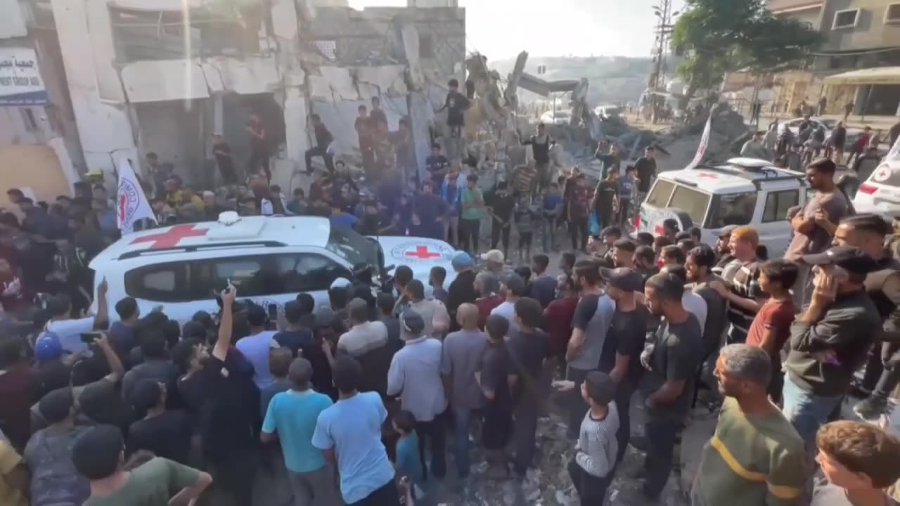 Release of prisoners and their handover to the Red Cross. | This is a distraction. It’s giving people false hope. THE ISRAELI DEFENSE MINISTER EXPLICITLY SAYS THAT THE GENOCIDE WILL RESUME AFTER THE HOSTAGES ARE RETURNED.