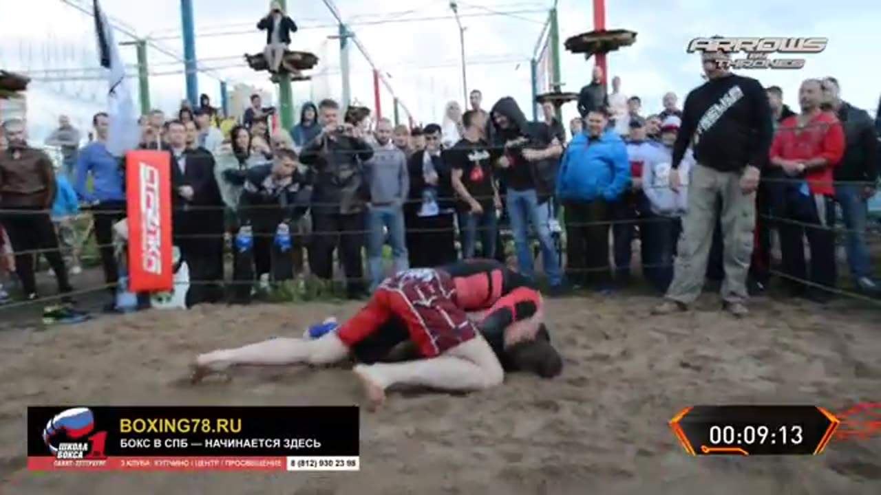 Russian man vs mad fighter