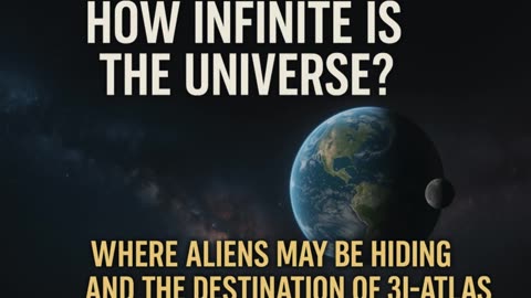 👽Is the Universe Infinite? Alien Hiding Places and the True Path of 3I-ATLAS🌌