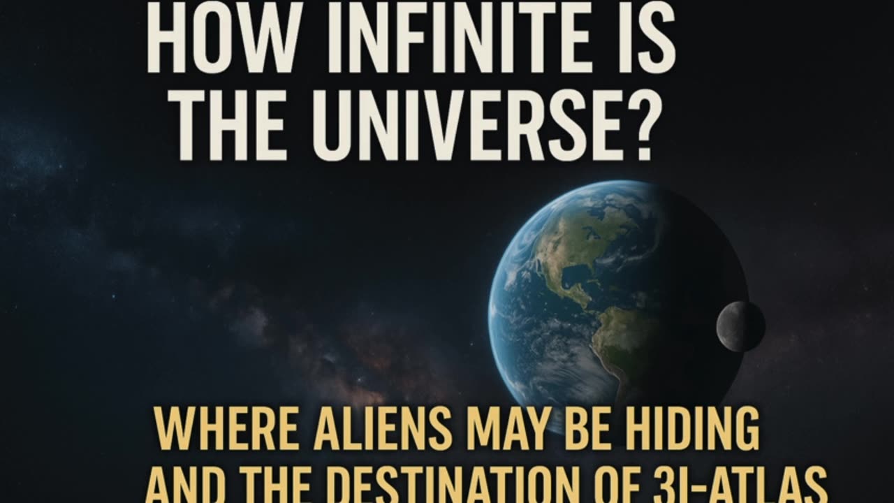 👽Is the Universe Infinite? Alien Hiding Places and the True Path of 3I-ATLAS🌌