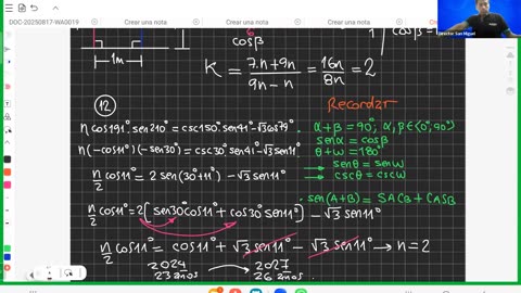 AULA 20 REPASO 2026 - 1 | Semana 03 | Trigonometría