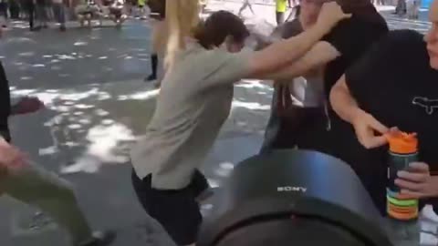 A young Australian was stsbbed in Melbourne on Australia Day after waving the Australian flag