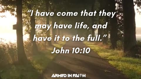 His love doesn’t just give life—it gives life abundant. 🌺