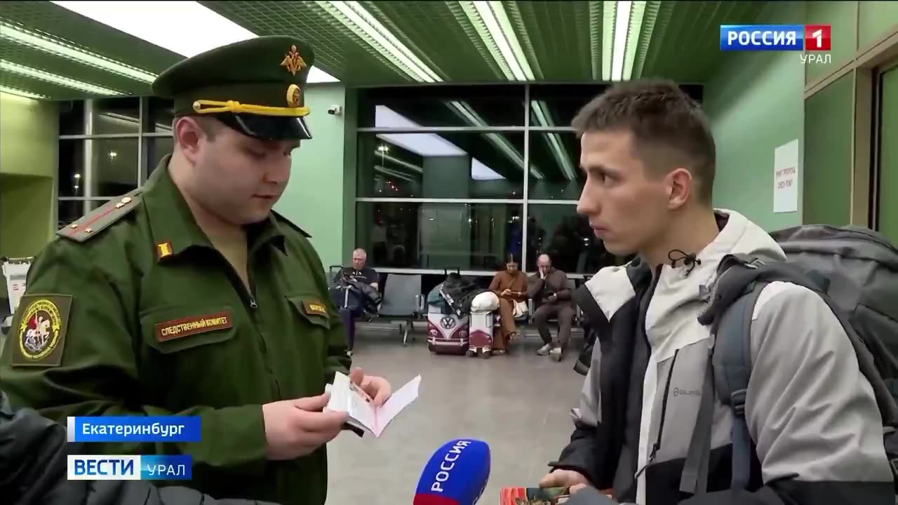Russian Men Being Conscripted at Airports and Train Stations