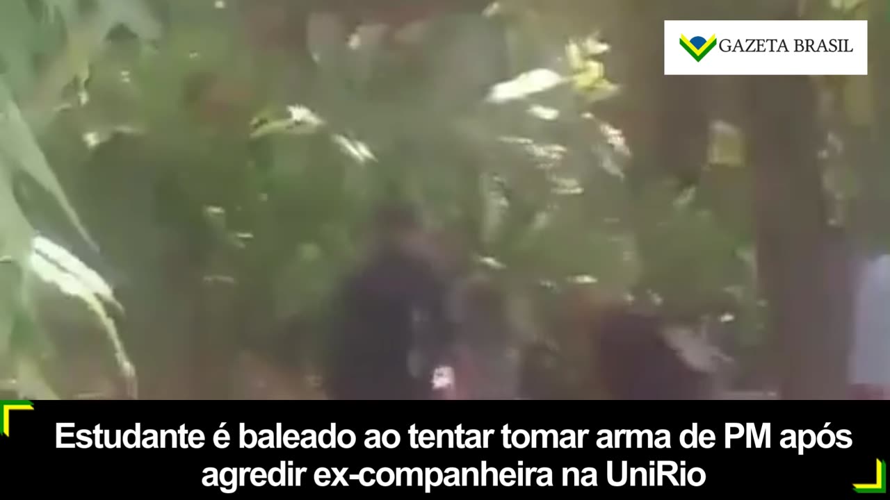 Estudante é baleado ao tentar tomar arma de PM após agredir ex-companheira na UniRio