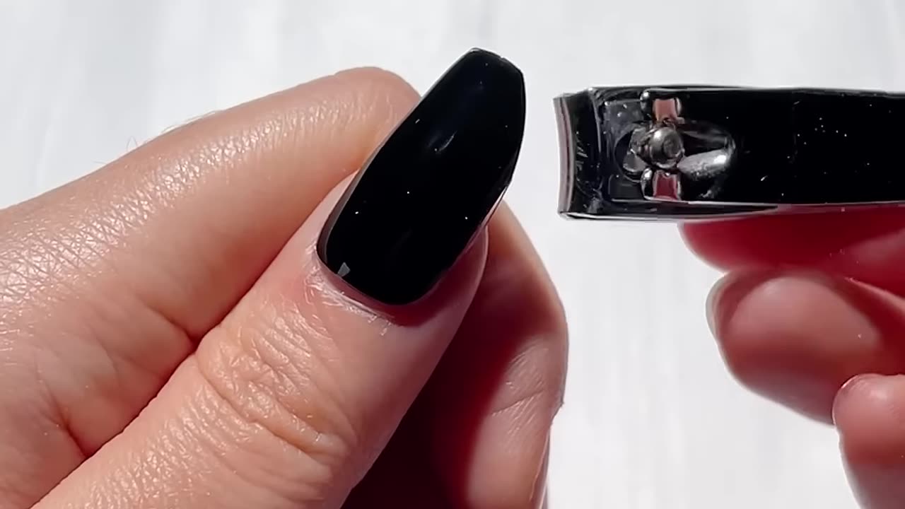 No UV needed gel nail stickers,black nail stickers