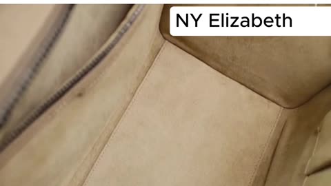 CELINE BEIGE MINI LUGGAGE TOTE BAG