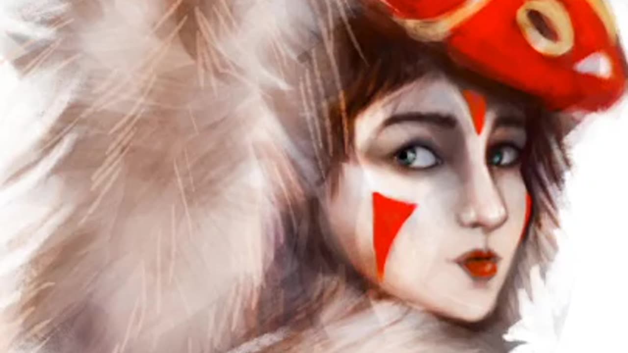 Digital Art - Princess Mononoke