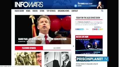 The Alex Jones Show - 12/9/15