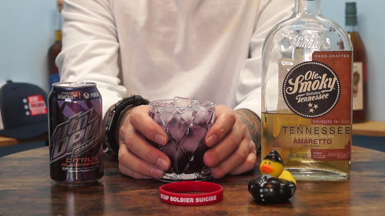 Robert Hackett - Ole Smoky Amaretto & Mtn Dew Gamefuel Citrus Blackberry Soda