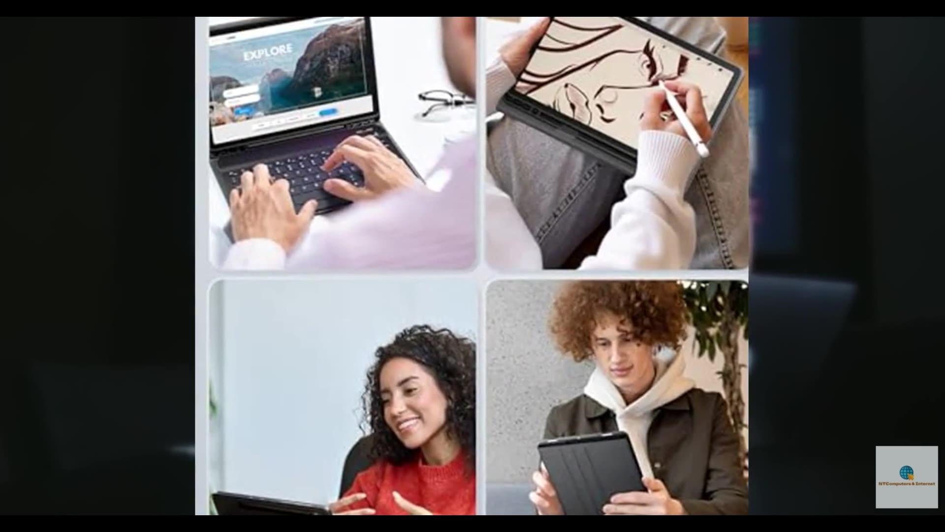 TUNKARMOR Case Keyboard for Samsung Galaxy Tab A9 Plus / A9+ 11inch 2023 - Mouse