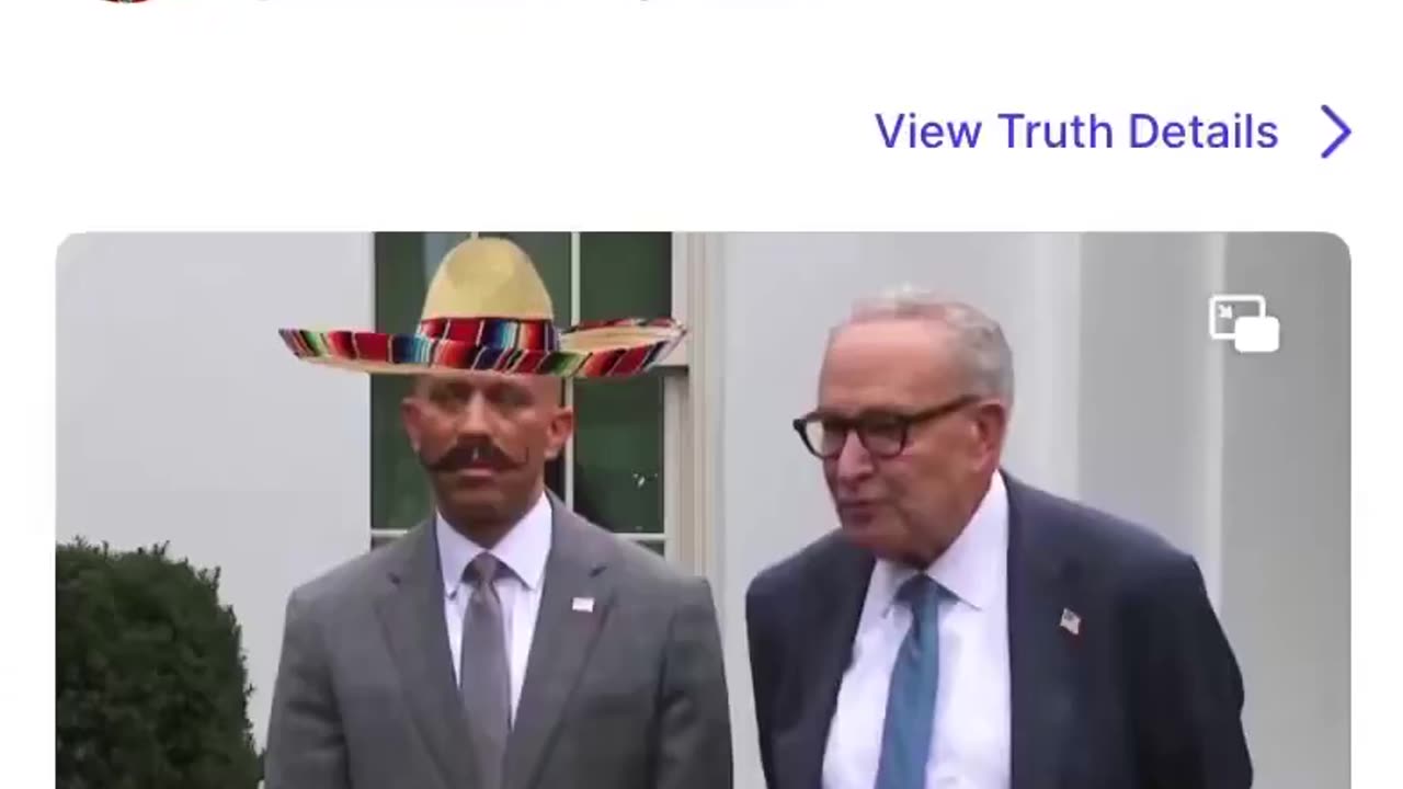 President Trump post an AI video of Chuck Schumer and Hakeem Jeffries