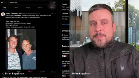 RFK Jr. Condolences To Bob Weir Of Grateful Dead.