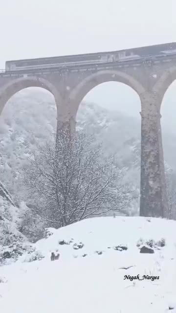 Winter snow on the Savadkooh