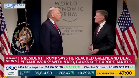 He confirmed the deal he's reaching with Europe isn't ONLY Greenland