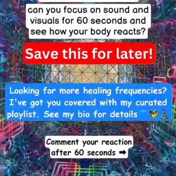 This is healing frequency 528 Hz.✨