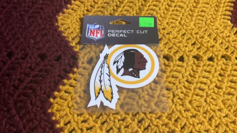 REDSKINS NFL STICKER
