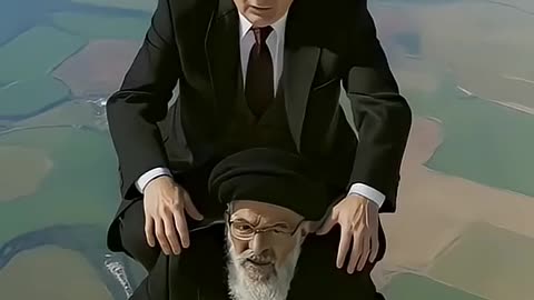 Trump and Netanyahu throw Khamenei out of helicopter #shorts #aishorts #comedy #trump #putin