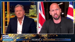 Andrew Tate spanks Piers Morgan over the anti-white murder of girl on bus