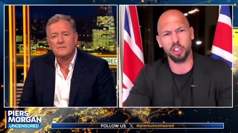 Andrew Tate spanks Piers Morgan over the anti-white murder of girl on bus
