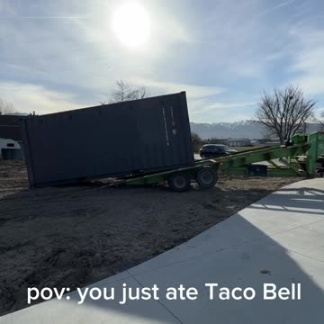 When you eat too much Taco Bell 👀