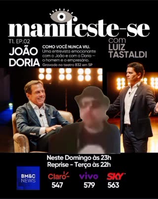 Marcelo Nova: João Dória é um criminoso genocida autoritário. Ajudou os globalistas a trancar as pessoas em casa para morrerem.