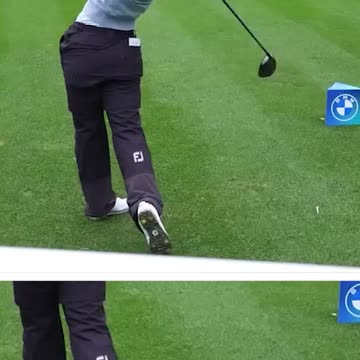 A textbook swing in slow motion #golf #golfer #professional #athlete #slow #swing #hit #shot #green