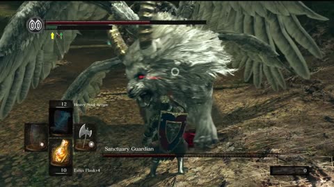 Dark Souls Remastered | Sanctuary Guardian boss fight solo on NG