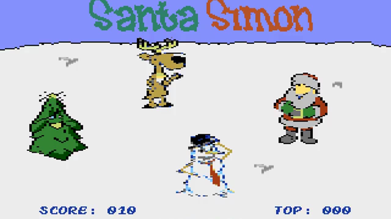 Atari 7800 Longplay 011 Santa Simon