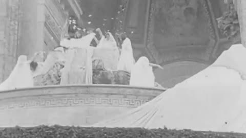 Altar & pagan ritual held at the rotunda in San Francisco palace of fine arts 1915