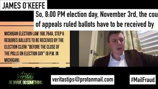 USPS Whistleblower exposes operation to backdate mail-In ballots in Michigan 2020 election.