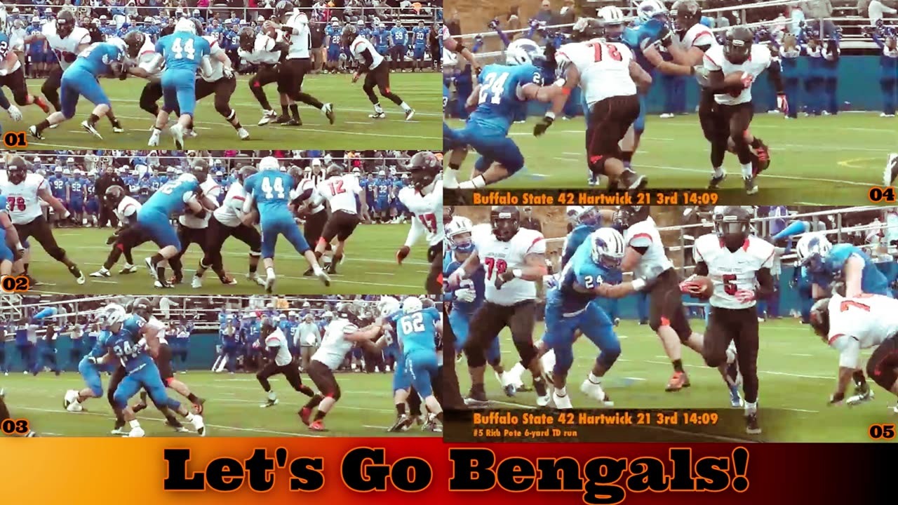 Prototype 361: Buffalo State's Rich Pete 6yd TD run vs Hartwick