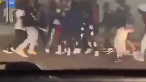Over 20 blacks beat and rob a white man. If it had happened the other way around