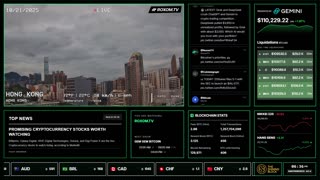 G20 Regulators Panic as Bitcoin Breaks $110K — What They Fear Most | 24/7 Live Coverage from RoxomTV