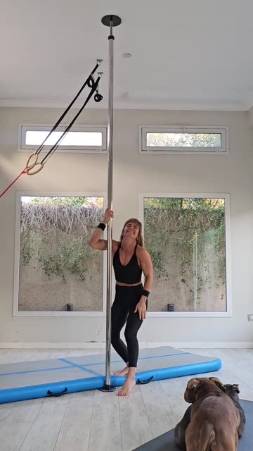 Pole Dancer Misses Footing and Hits Groin