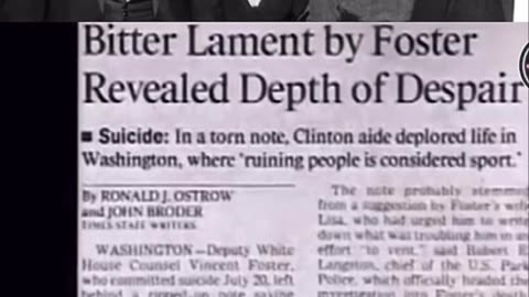 Unsolved mystery Vince Foster suicide note claimed to be a forgery