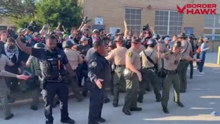 Antifa gets an early start scrapping with police at ICE Broadview facility.