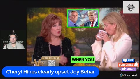 Cheryl Hines clearly upset Joy Behar
