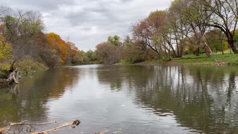 The tranquility of the outdoors in the autumn