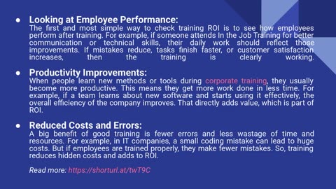 How Do You Measure the ROI of Corporate Training?