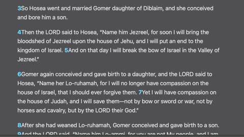 Hosea 1